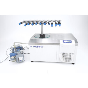 Christ Beta 2-8 LDplus Freeze Dryer with 20-Port Manifold...