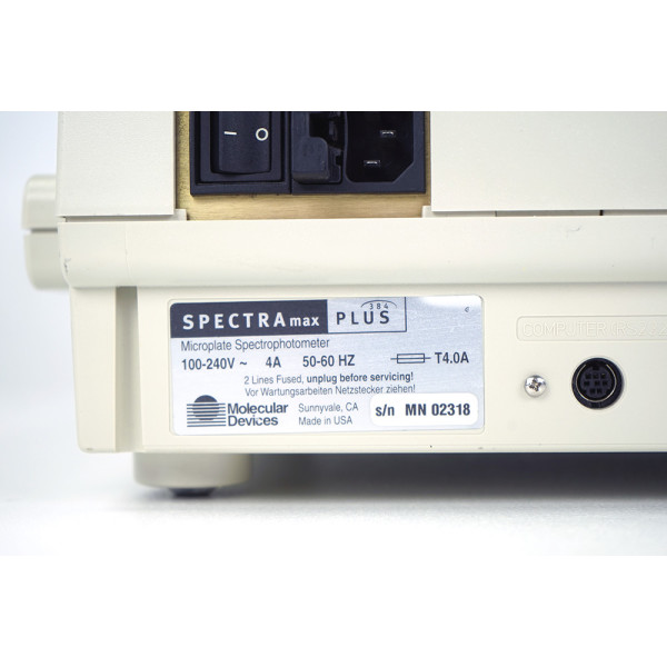 Molecular Devices SpectraMax Plus 384 Microplate Reader + SoftMax Pro 5 Software