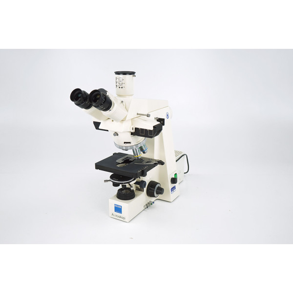 Zeiss Axioskop 50 Trinocular Fluorescence Phasecontrast Phasenkontrast Mikroskop