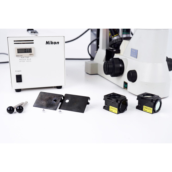 Nikon Eclipse TS100-F Trinocular Inverted Fluorescence Microscope CFI60 Infinity