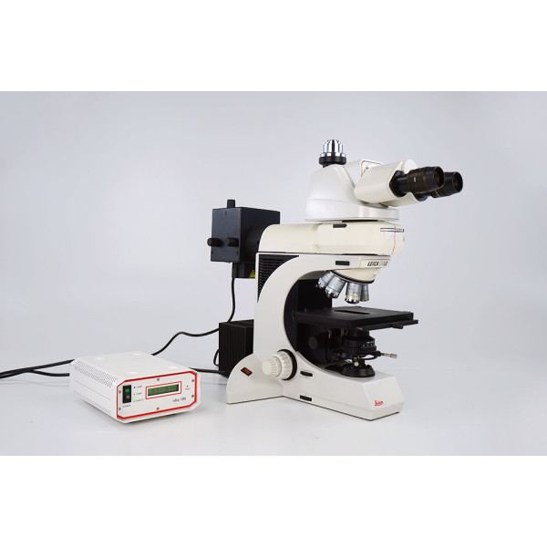 Leica DMLB Fluoreszenz Mikroskop Microscope Apo/Fluotar I3 FITC TxRED DAPI