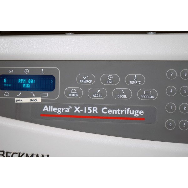 Beckman Coulter Allegra X-15R Refrigerated Centrifuge Gekühlte Zentrifuge 4x750ml