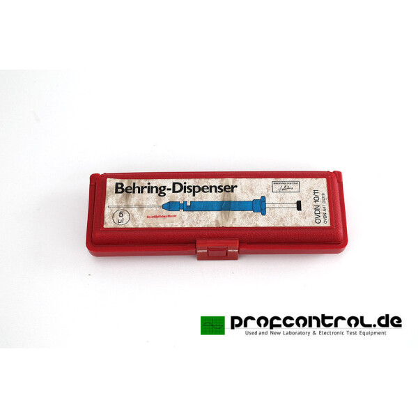 CSL Behring Dispenser Spender 5 µI mit Zubehör Accessories Labor