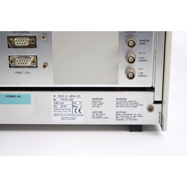Berthold HPLC Radioflow Detector LB 509 Scintillator Pump LB 5035 Luminescence