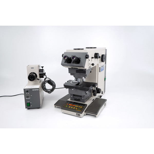 Olympus AH-3 AHBT3 VANOX Fluorescence DIC Phase Contrast Microscope Motorized