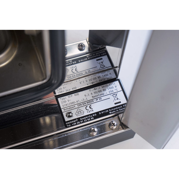 Memmert SFP 400 Steriliser Perfect Oven Cabinet 53 L 250°C Heißluftsterilisator