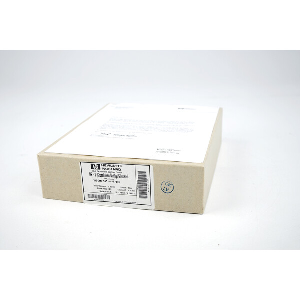 HP Agilent 19091Z-413 J&W HP-1 GC Column, 30 m, 0.32 mm, 0.25 µm, 7 inch cage