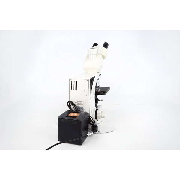 Leica DMLB 100T Trinocular Tinokular Microscope Mikroskop 10x/100x Plan Fluotar