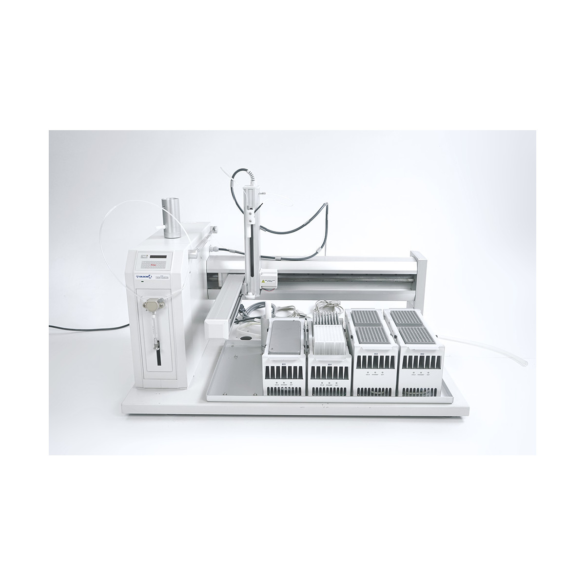 Gilson Sampler Gilson 215 Liquid Handler Autosampler Cooled Racks Injector Fraction ...