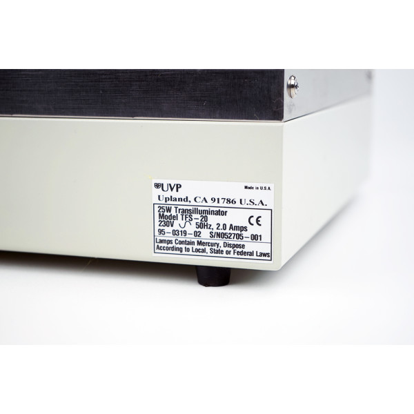 UVP High Performance UV Transilluminator TFS-20V 25 Watt 254 nm 95-0427-02