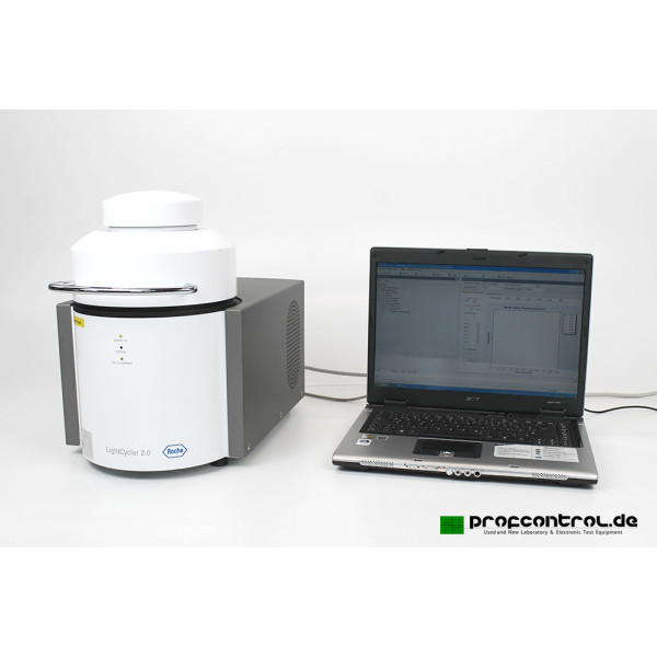 Roche LightCycler 2.0 6-Channel Real-Time PCR-System + Software 5.0 4.1 + Notebook