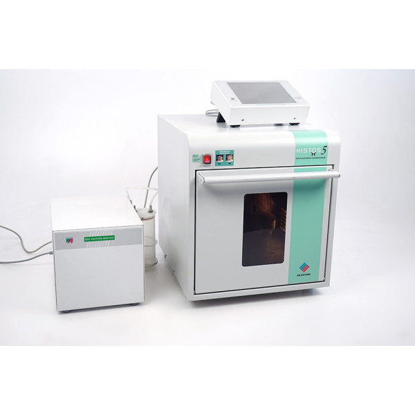MLS Milestone Histos 5 Tissue Processor Microwave Histoprocessor Vacuum Pump