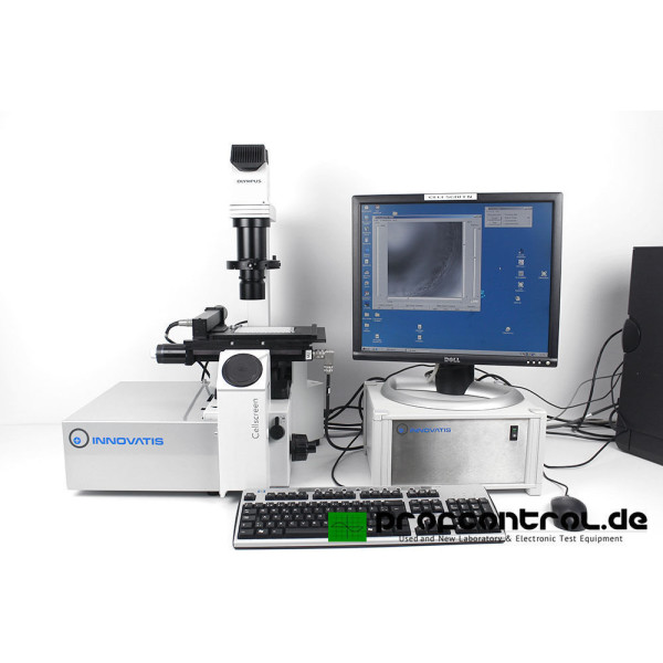 INNOVATIS CellScreen Culture Cell Counting Olympus IX50 Microscope System TESTED