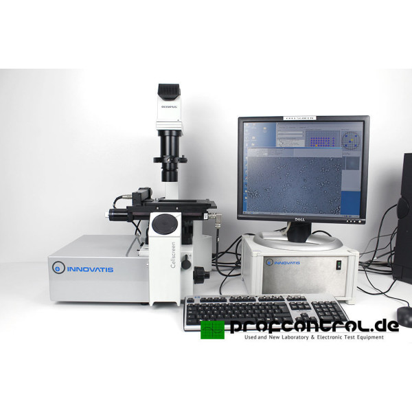 INNOVATIS CellScreen Culture Cell Counting Olympus IX50 Microscope System TESTED