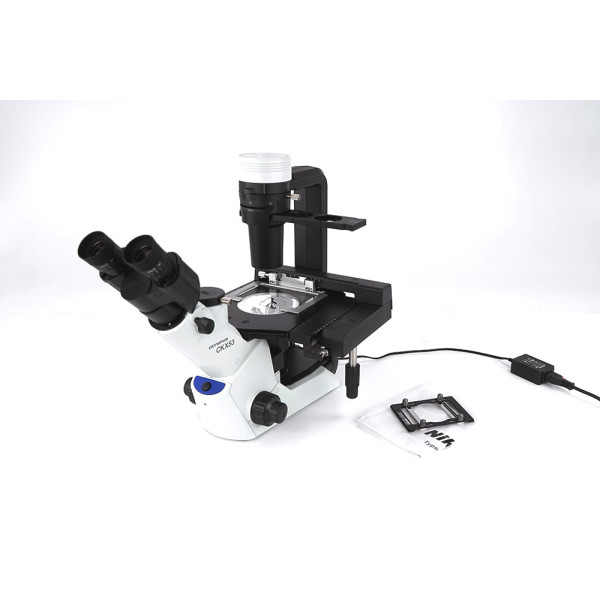 Olympus CKX53 Trino Inverted Phase Contrast Cell Culture Microscope X-Y Stage