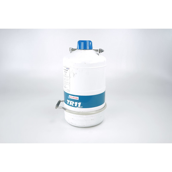 Air Liquide TR11 Stickstoff Dewargefäß 12,2 L Kryo-Lagergefäß Transportbehälter