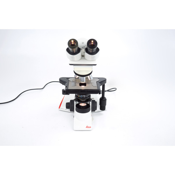 Leica DM1000 Halogen Routine Microscope Mikroskop 4 10 40x CL/PH Condenser