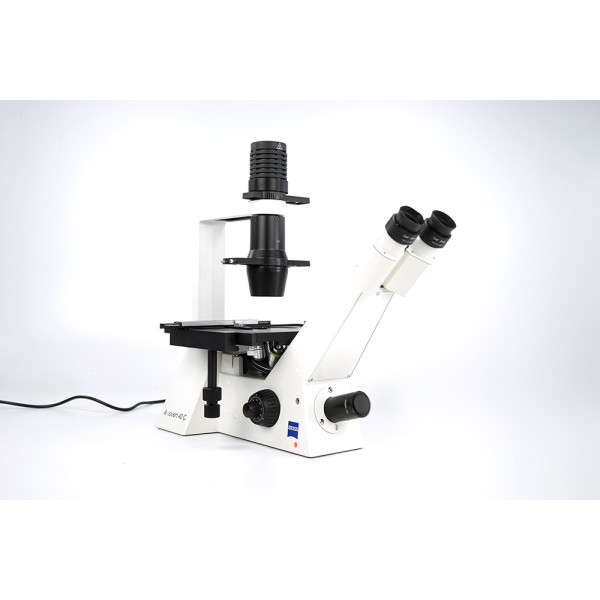Zeiss Axiovert 40C 25 Inverted Microscope Mikroskop 5 10 20 40 x EC Neofluar