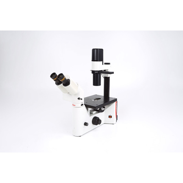 Leica DM IL DMIL Inverted Microscope Inverses Mikroskop 4 10 20x Fixed Stage