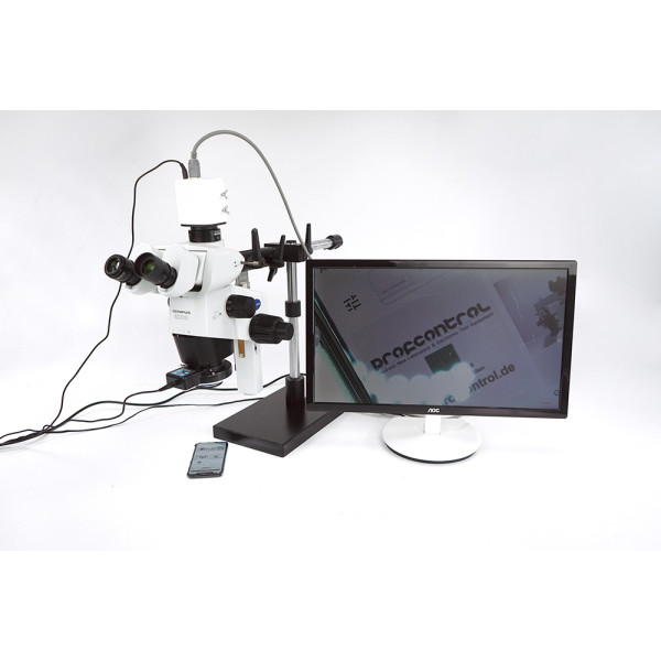 Olympus SZX10 Stereo Microscope Stereomikroskop DF PL 0,5 + DeltaPix R200 + Ergo