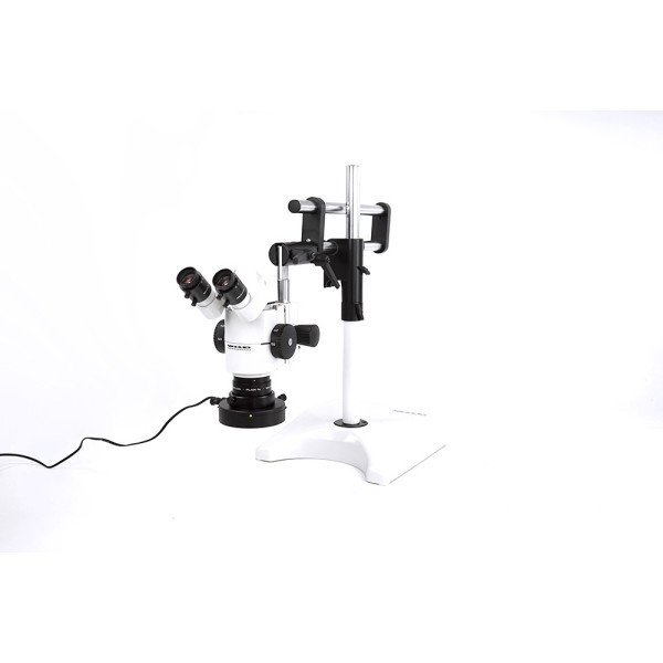 Wild Leica M8 Stereo Microscope Mikroskop 1x Plan 0.4x 10x/21 Schwenkarm + LED