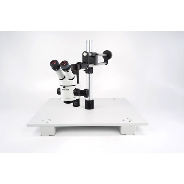 Wild M3 Stereo Microscope Mikroskop 1x Lens Objekiv 10x/21 B + Schwenkarmstativ