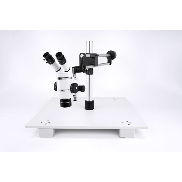 Wild Leica M8 Stereo Microscope Mikroskop 1x Plan 10x/21 Schwenkarmstativ Groß