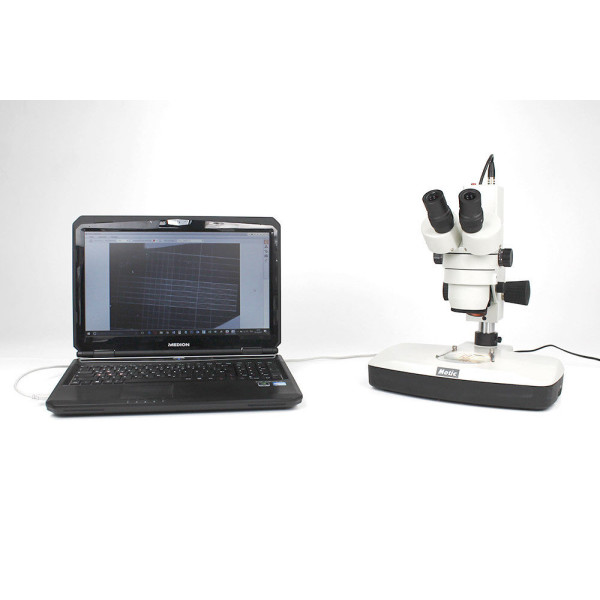 Motic DM143 Digital Stereo Microscope Stereomikroskop 10x-40x 2MPixel Cam USB