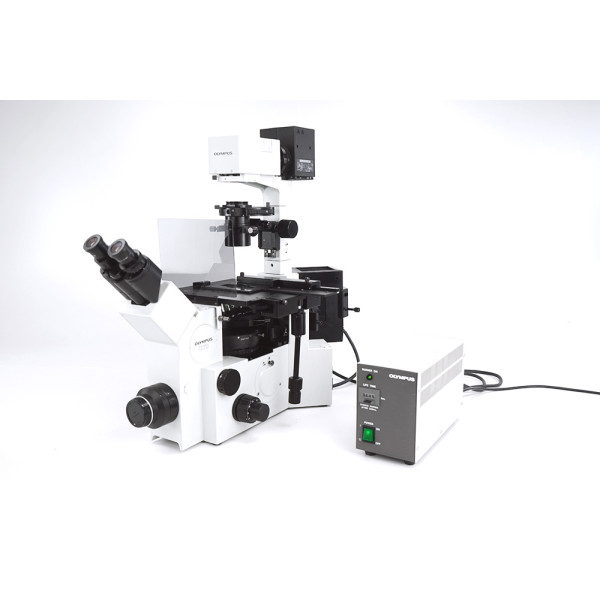 Olympus IX70 Inverted Fluorescence Phase Contrast Microscope 10/20/40x U-MWB