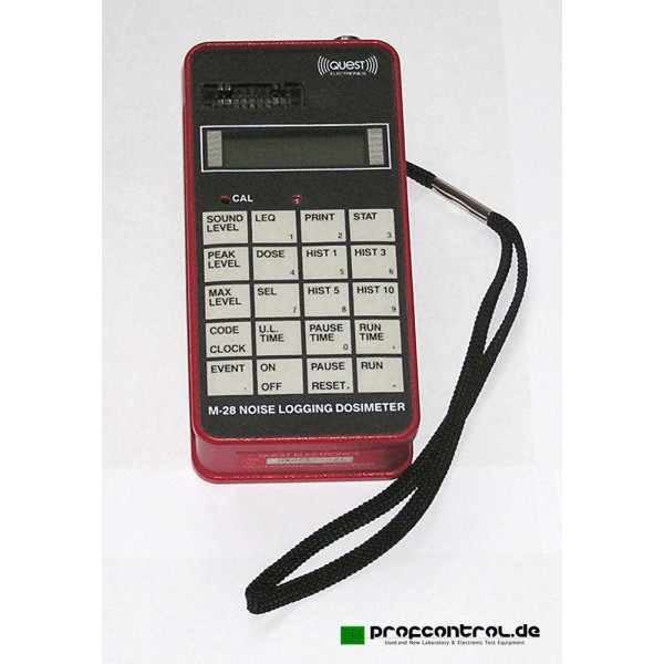 QUEST M-28 Noise Logging Dosimeter 30 - 146 dB A and C  UL Intrinsic Safety 