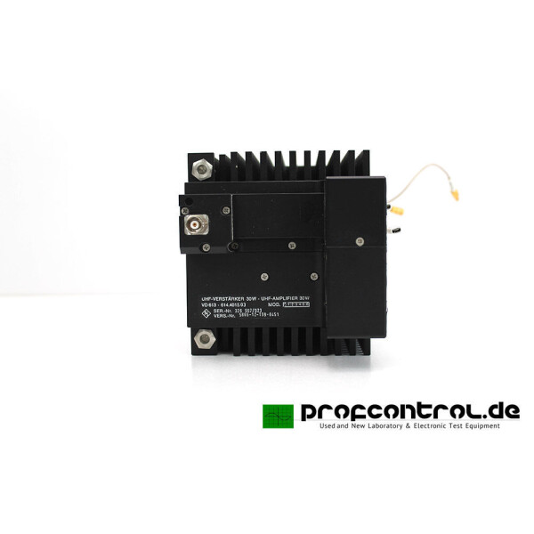 R&S VD613 UHF Amplifier 30 W 614.401503  MOD 0
