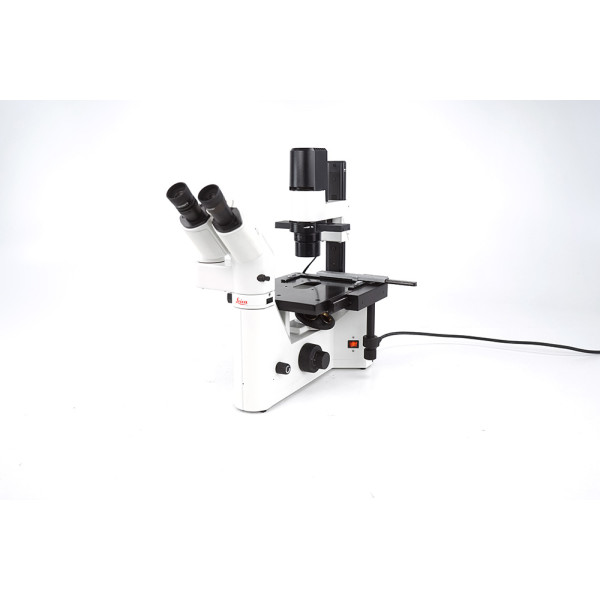 Leica DMIL DM IL Trinocular Inverted Phase Contrast Microscope Mikroskop 10x
