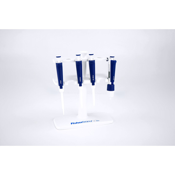 Fisherbrand Elite variable Pipette Set 2-20 20-200 100-1000 500-5000 uL + Stand