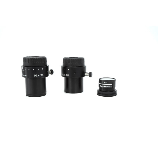 Wild Heerbrugg Leica 10x/21 Okular Eyepiece Set of 2 29mm Diameter + 251529 MPS