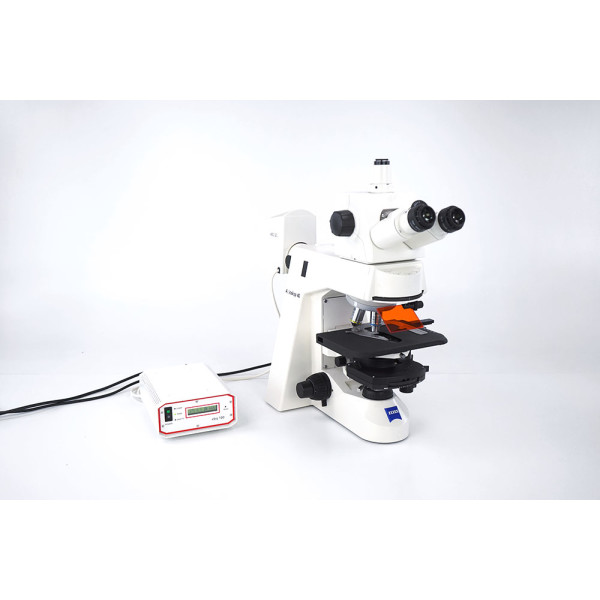 Zeiss Axioskop 40 FL Fluorescence Phase Contrast Microscope Mikroskop 10x 40x