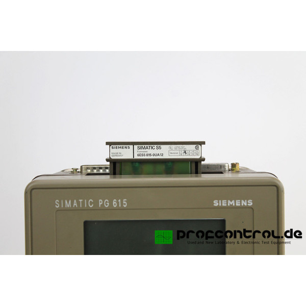 Siemens Simatic PG 615 6ES5 915-0UA11 6ES5 815-0UA12 V.2 Programiergerät
