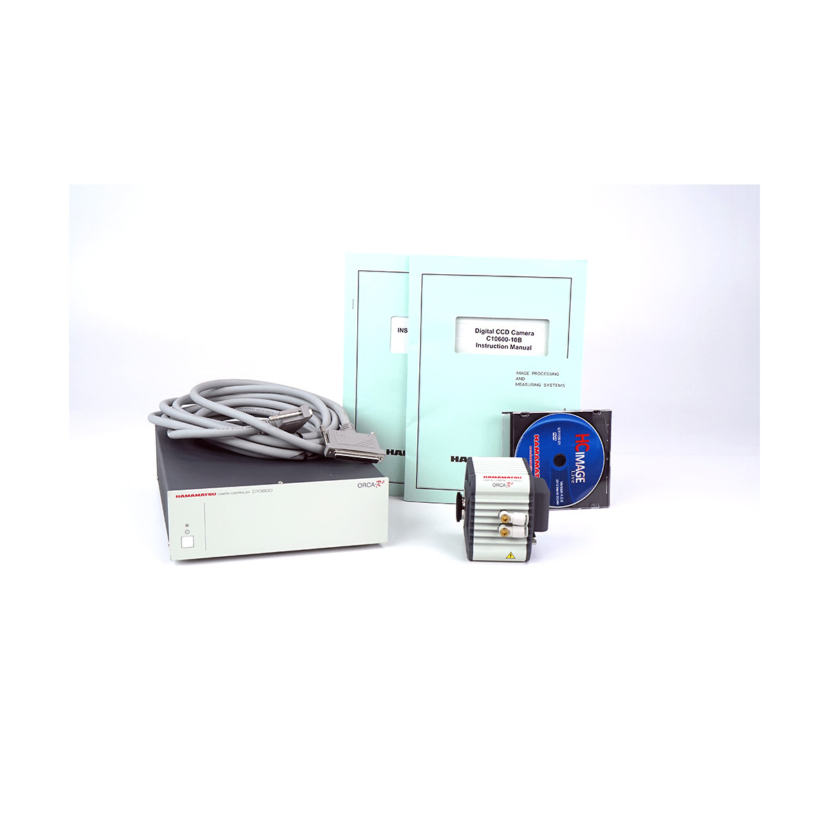 Hamamatsu Orca R2 Microscope Camera + Controller C10600-10B H + Softw ...