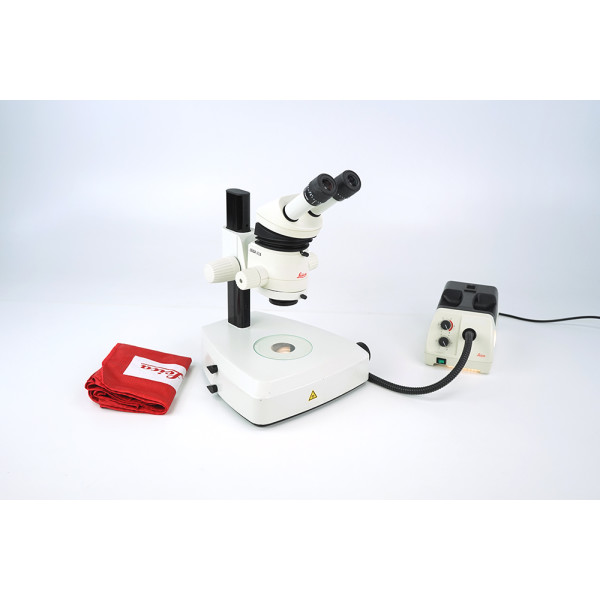 Leica MZ6 Stereo Microscope 1.0x Objetcive with Base and Cold Light Source