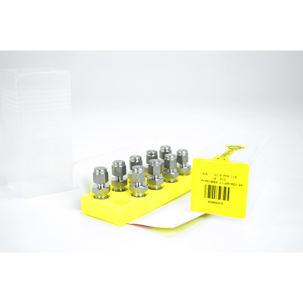 UCT HAM-LET 763L SS 6 MMX 1/8 male reducing Union Fittings Set of 9 03000268