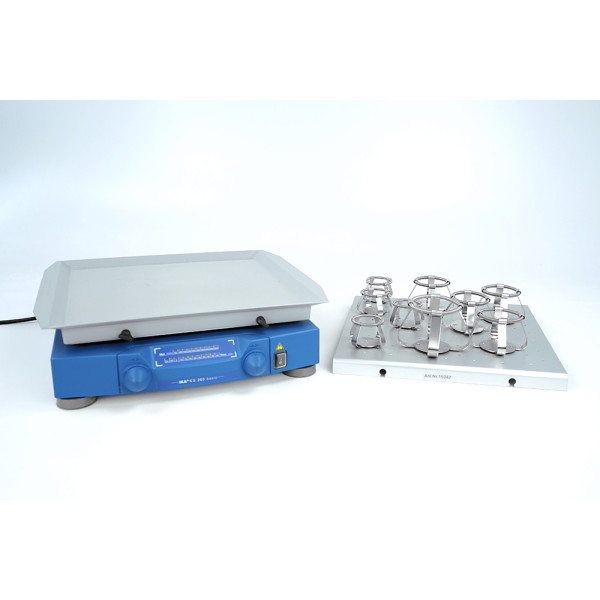 IKA KS 260 Schüttler Kreisschüttler Orbital Shaker 4x100ml 4x250ml 1x500ml
