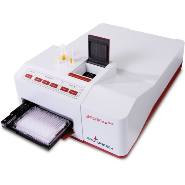 BMG SPECTROstar Nano PlateReader Spectrometer Mikroplatten Reader + Cuvette