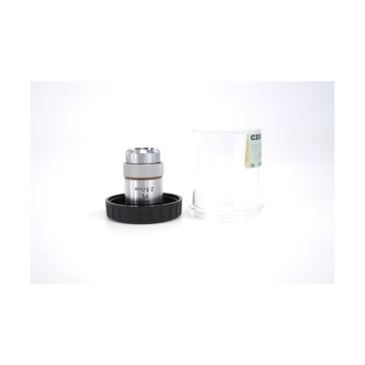 Set Obiettivi Microscopio Zeiss Pol Plan 2.5x/0.08, 10x/0.22, 40x/0.85 - 160mm RMS - RICAMBI