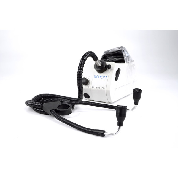 Schott KL 1500 LED Kaltlichtquelle Cold Light Source + Base Stativ Mount
