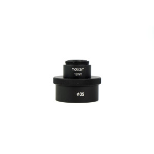MOTICAM 2-Piece C-Mount 12mm + Microscope Mount Adapter 35MM