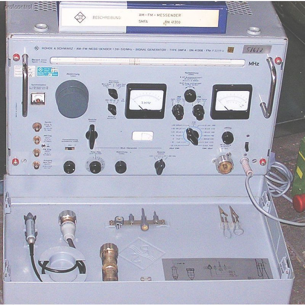 R&S SMFA HF-VHF-SHF Signal Generator 1.39-510 MHz AM FM Output level 0.03uV - 2V