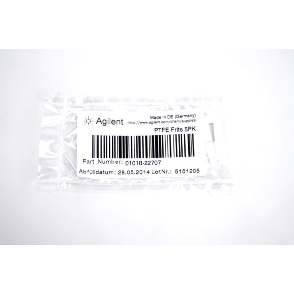 Agilent Set of 2x Frit, PTFE, 5/pk / 01018-22707