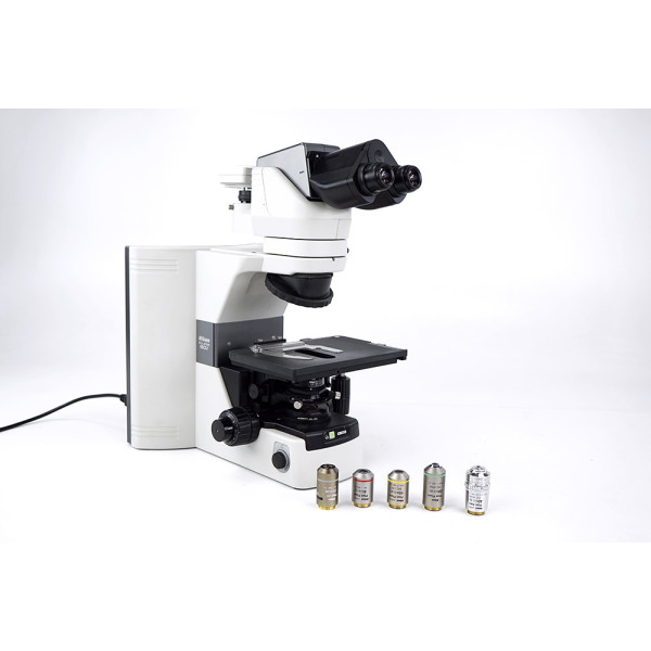 Nikon Eclipse 80i Trinocular Microscope Mikroskop 2 4 10 20 40x Polarisation DIC