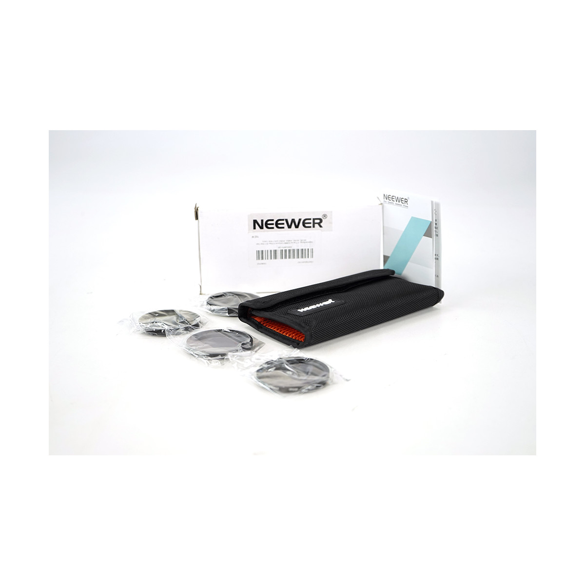 Set NEEWER 4 Filtri A Infrarossi 77mm IR720/760/850/950, Con Custodia E Panno, Per Fotografia IR Su Canon Nikon Sony Fuji