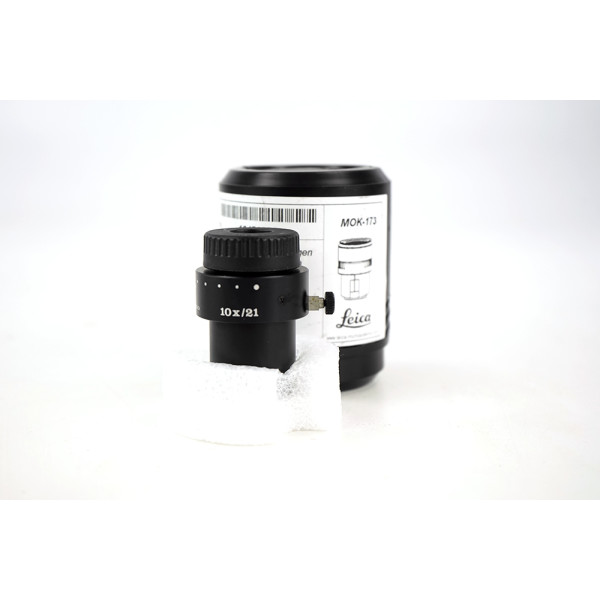Wild Heerbrugg Leica 10x/21 Okular Eyepiece 29mm + 16x "Aufsatz"