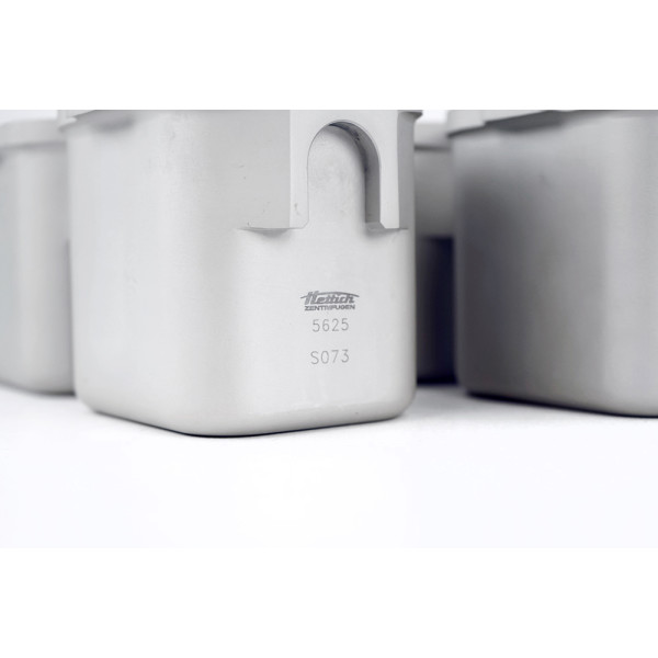 Hettich 5625-A Rechteckbecher Rectangular bucket or Rotor 5699-R Set of 4